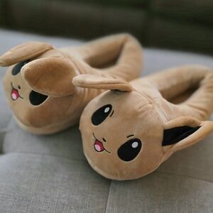 Pokemon Slippers Winter Warm Cotton Kids Indoor Home Shoe